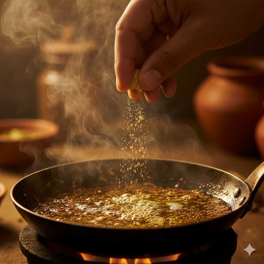 a pinch of asafoetida