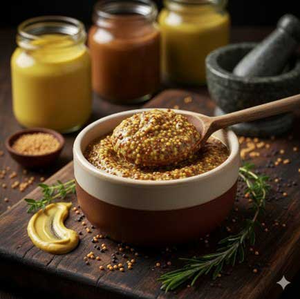 Whole grain mustard
