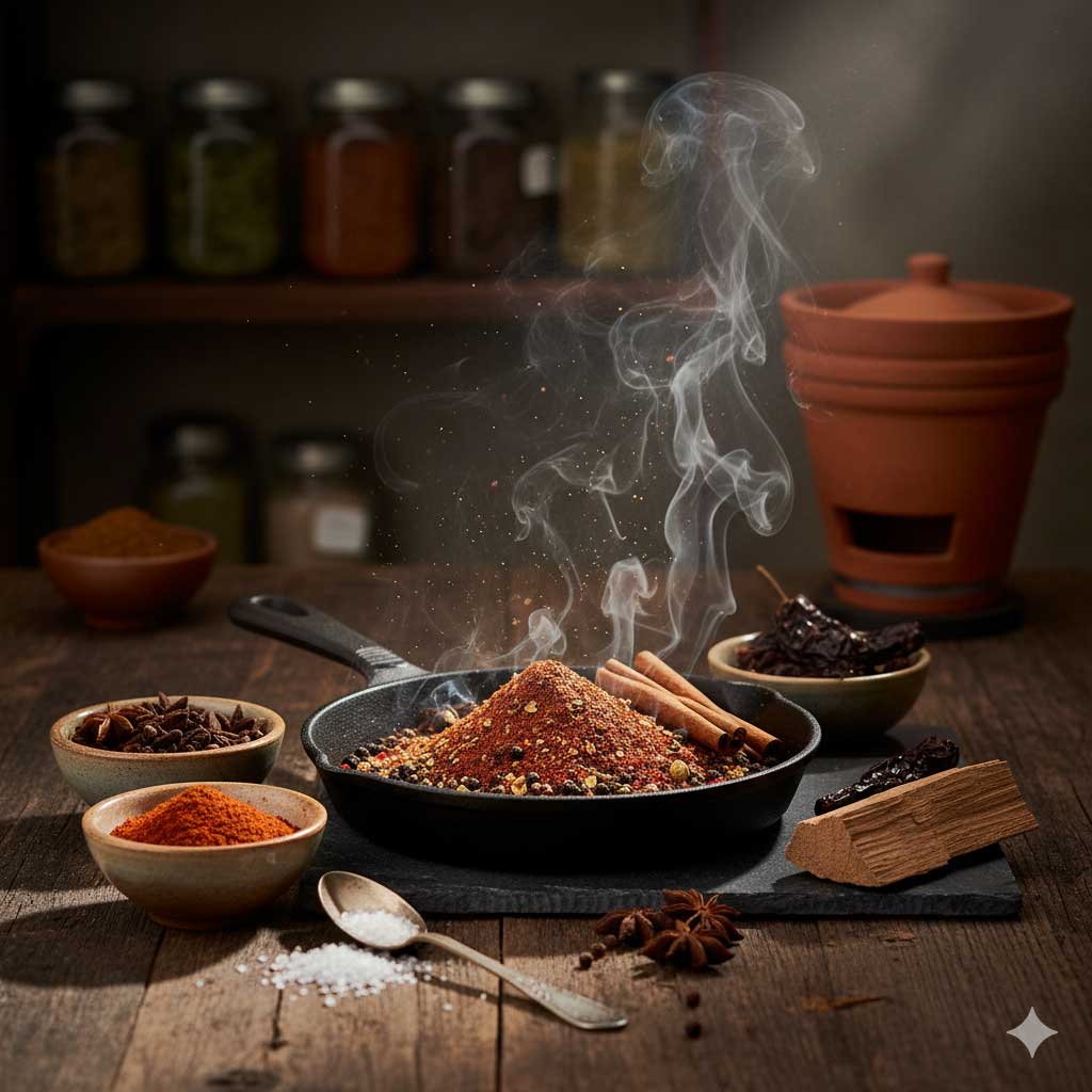 smoking and roasting spices